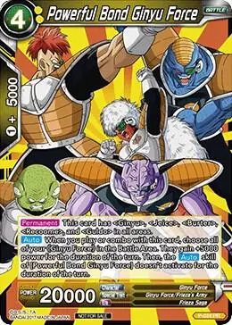 Powerful Bond Ginyu Force card art
