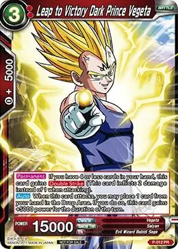 Leap to Victory Dark Prince Vegeta (Non-Foil Version) card art