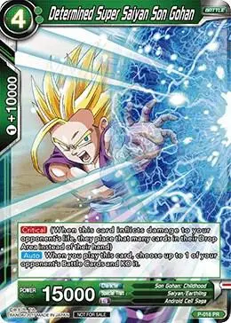 Determined Super Saiyan Son Gohan (Non-Foil Version) card art