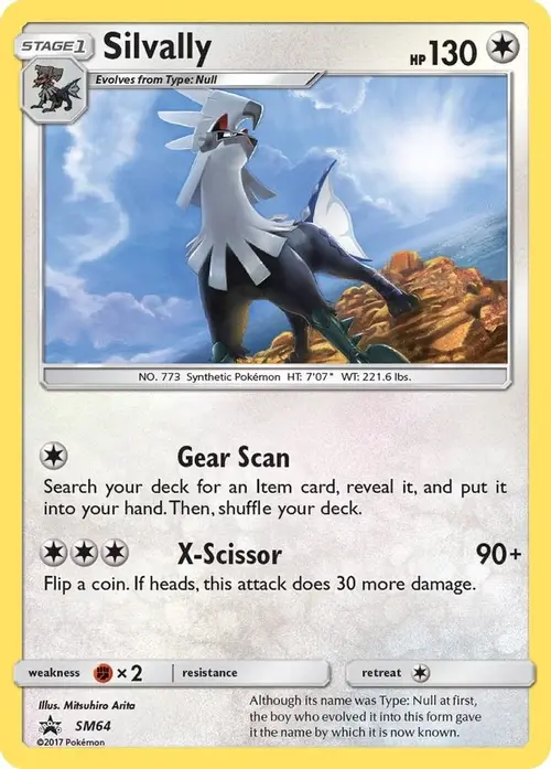 Silvally - SM64 card art