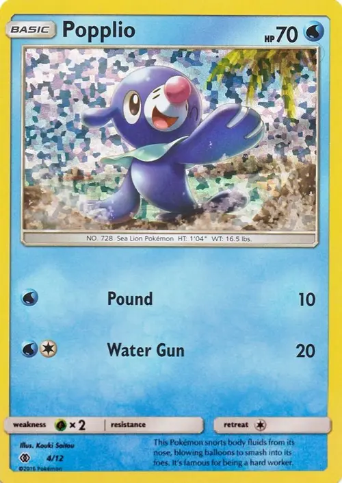 Popplio - 4/12 card art
