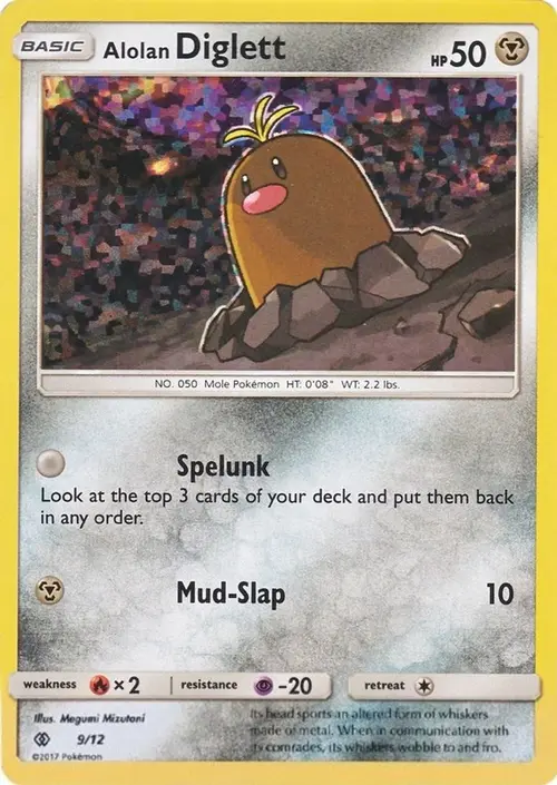 Alolan Diglett - 9/12 card art