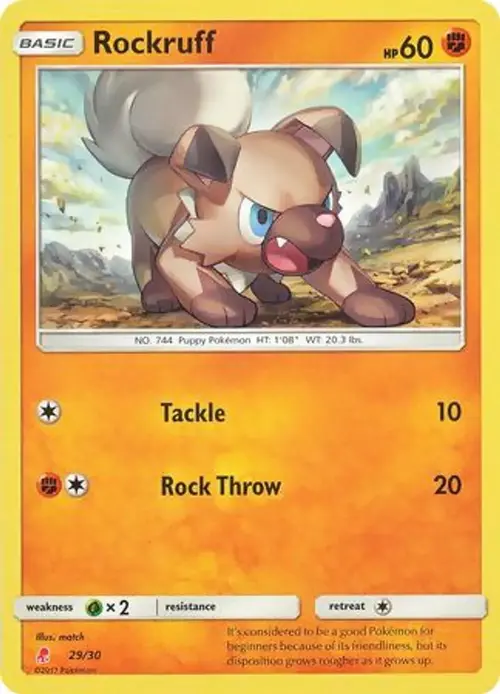 Rockruff (#29) card art