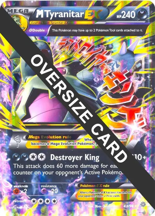M Tyranitar EX - 43/98 card art