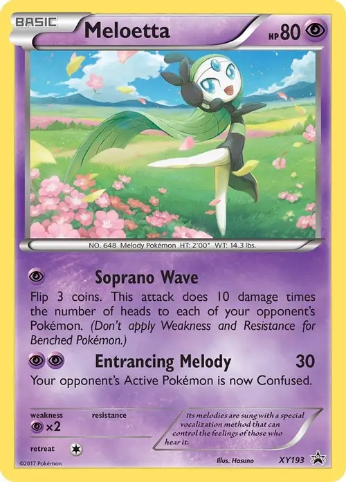 Meloetta - XY193 card art
