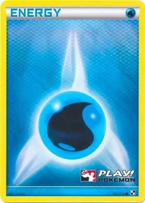 Water Energy - 107/114 (Play! Pokemon) card art
