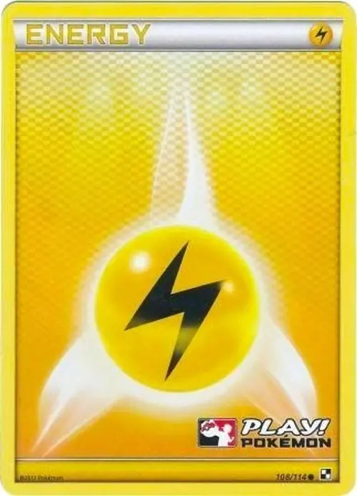 Lightning Energy - 108/114 (Play! Pokemon) card art