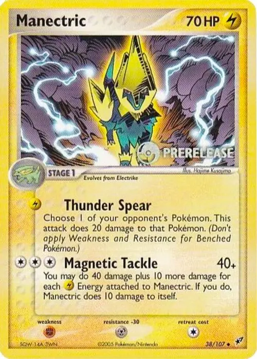 Manectric - 38/107 (Prerelease) card art