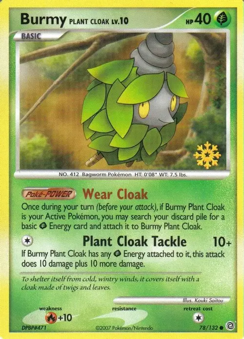 Burmy (Plant Cloak) - 78/132 card art