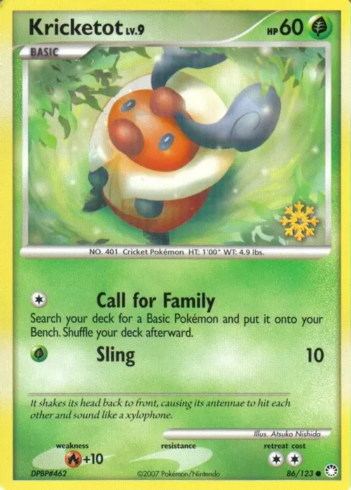 Kricketot - 86/123 card art