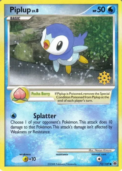 Piplup - 72/100 card art
