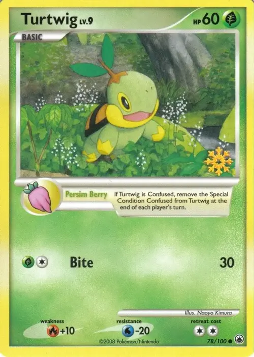 Turtwig - 78/100 card art