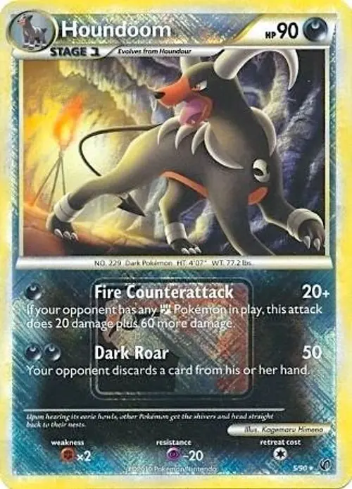 Houndoom - 5/90 (League Promo) card art