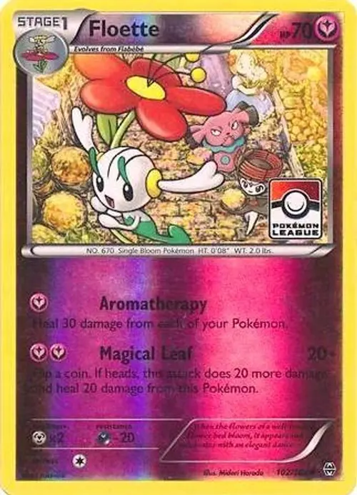 Floette - 102/162 (Pokemon League) card art