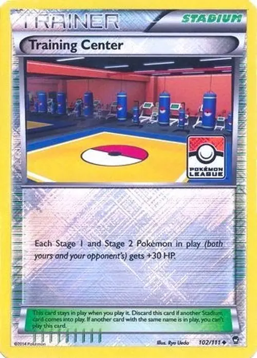 Training Center - 102/111 (Pokemon League) card art