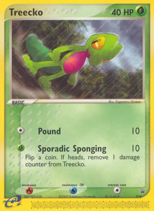 Treecko - 016 (Target Promo) card art