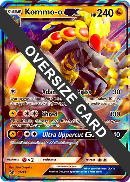Kommo-o GX - SM71 (SM Black Star Promo) card art