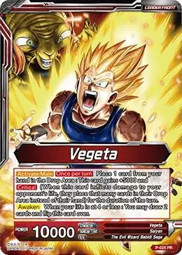 Vegeta // Vile Strike Dark Prince Vegeta card art