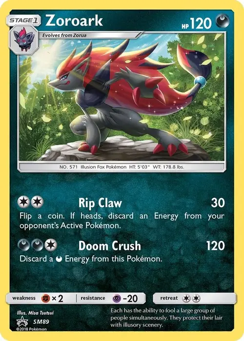 Zoroark - SM89 card art