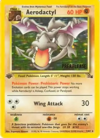 Aerodactyl (Prerelease) card art