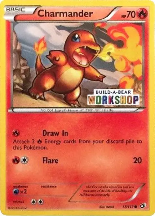 Charmander - 17/113 (Build-A-Bear Workshop Exclusive) card art