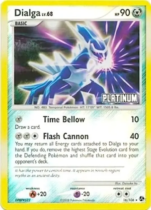 Dialga - 16/106 [Platinum] card art