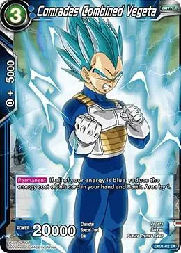Comrades Combined Vegeta (Foil) card art