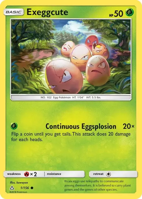 Exeggcute card art