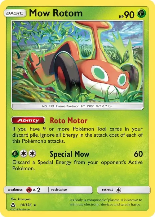 Mow Rotom card art