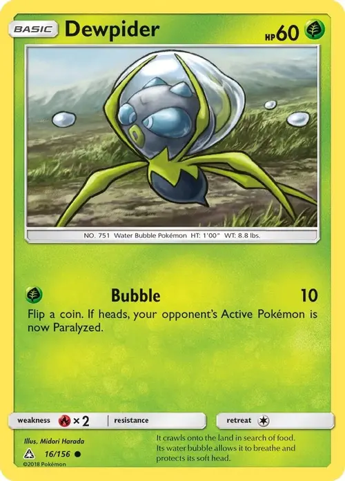 Dewpider card art