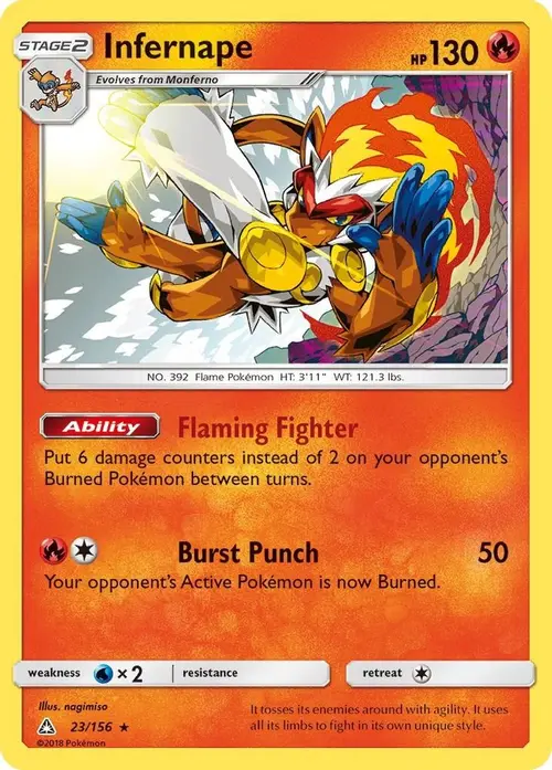Infernape card art