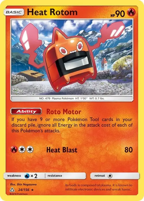 Heat Rotom card art