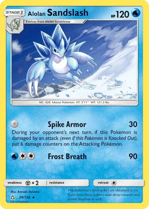 Alolan Sandslash card art