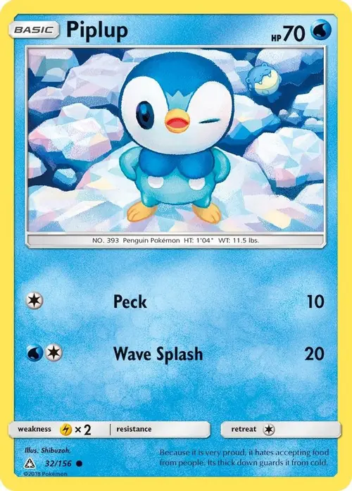 Piplup (32) card art