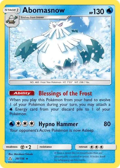 Abomasnow card art
