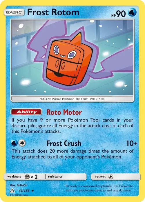 Frost Rotom card art