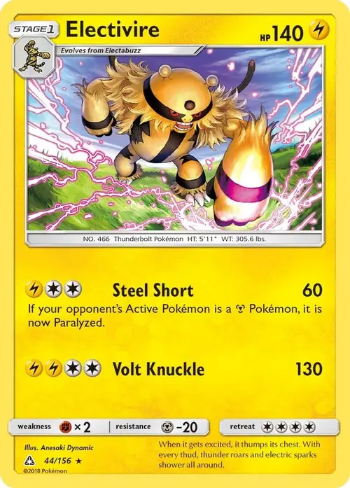 Electivire card art