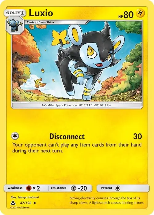 Luxio card art