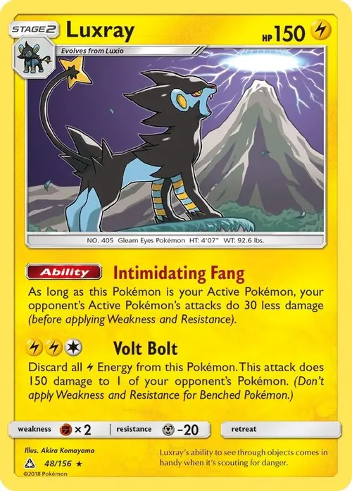 Luxray card art
