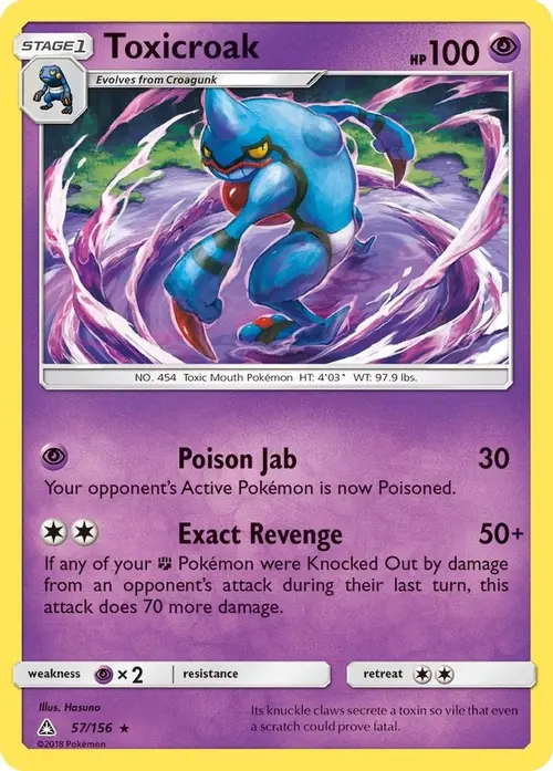 Toxicroak card art