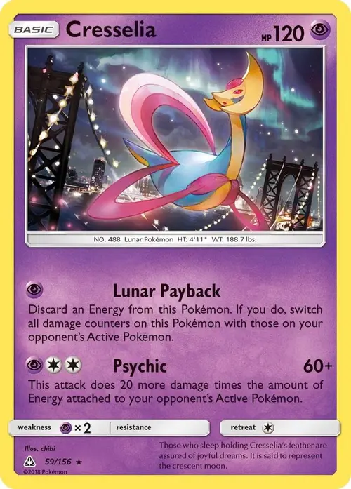 Cresselia card art