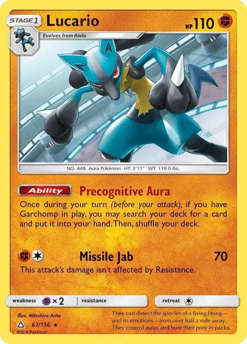 Lucario card art