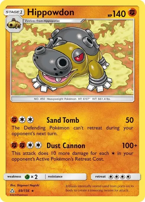 Hippowdon card art
