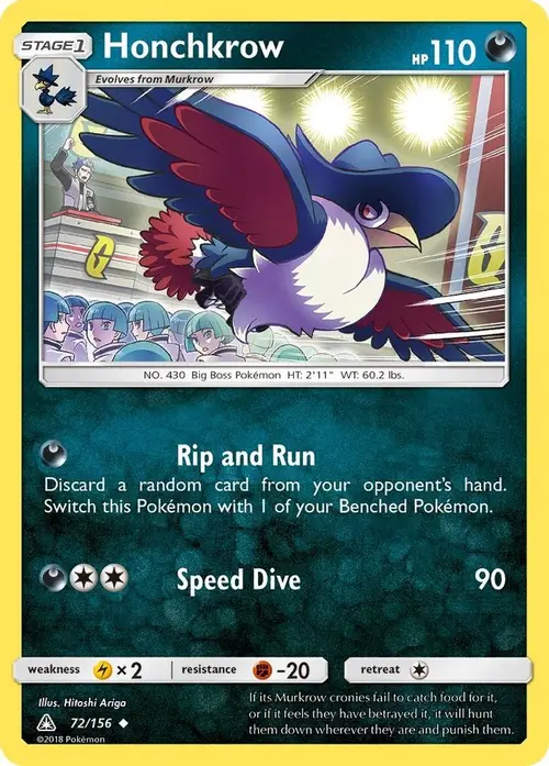 Honchkrow card art