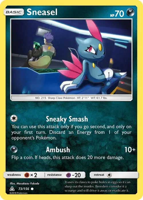 Sneasel card art
