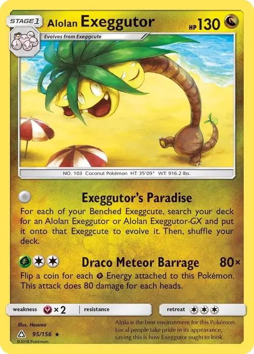 Alolan Exeggutor card art