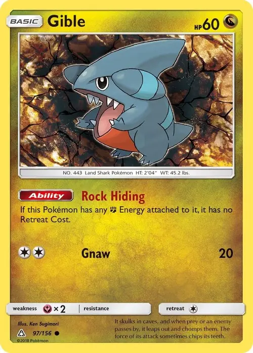 Gible (97) card art