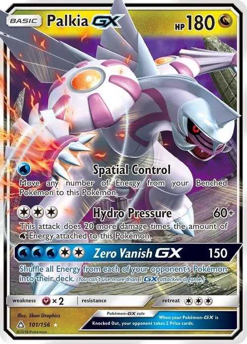 Palkia GX card art