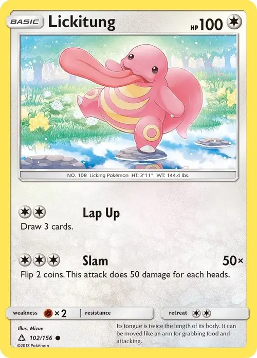 Lickitung card art