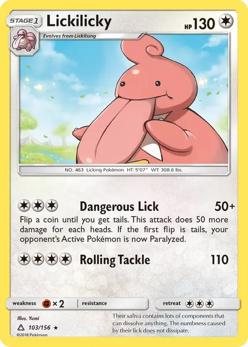 Lickilicky card art